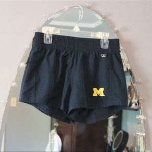 University of Michigan athletic shorts